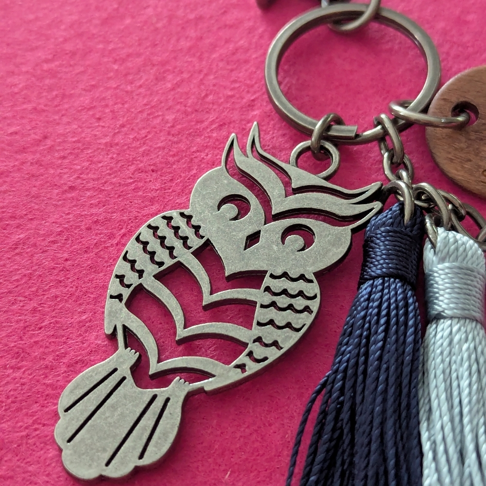 Owl Sakroots Purse Charm - Picture 4 of 6
